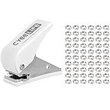 CyeeLife-Dart Flights Puncher+100 Spring Rings-Dart Accessories for Plastic shafts