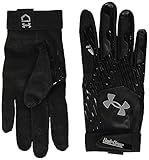 Under Armour Men's Clean Up Baseball Gloves, (004) Black/Black/Steel, Medium