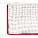 Sanung Portable Badminton Net, Standard Size Indoor Outdoor Polyester Badminton Net Replacement for Backyard Beach Garden, All Weather-Proof and Wear-Resistant, 20FT x 2.5FT