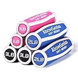 AboveGenius Hand Weights for Women Men, Soft Dumbbells Set of 6(1lb 2lb 3lb Each Pack) for Dumbbell Walking Weight Sets with Hand Strap for Workout Running, Jogging and Physical Therapy, Mothers Day Gifts for Mom