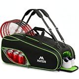 MATEIN Tennis Bag 6 Rackets, Large Racket Bag with Shoe Compartment, Cooler