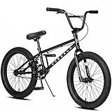 cubsala Freestyle BMX Bike, 18 Inch Kids Bicycle for 5-9 Years Old Kids and Beginner Level Rider, Black