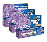 Natureplex Ultra Strength Muscle Rub Cream 1.5 oz (Pack of 3) – Menthol & Methyl Salicylate, Fast-Penetrating, Long-Lasting Relief for Muscle & Joint Discomfort (Minor Aches, Backache, Strains)