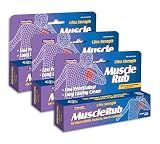 Natureplex Ultra Strength Muscle Rub Cream 1.5 oz (Pack of 3) – Menthol & Methyl Salicylate, Fast-Penetrating, Long-Lasting Relief for Muscle & Joint Discomfort (Minor Aches, Backache, Strains)