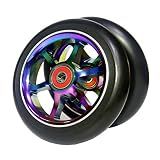 Z-FIRST 2pcs Replacement 120mm Pro Scooter Wheel with ABEC 9 Bearings Fit for MGP/Razor/Lucky Pro Scooters (T-Blue)