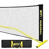 A11N SPORTS Designed for All Weather Conditions with Steady Metal Frame and Strong PE Net, Regulation Size Net with Carrying Bag- 22’ Wide x 36” Tall, Indoor/Outdoor Use