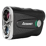ACEGMET PFS5 Golf Rangefinder with Slope & Coach Mode, 1300 Yards Laser Range Finder, 7X Mag Dual Display, 0.1s Flag Lock with Vibration, Magnetic, ±1 Yard Accuracy, Hybrid Charging for Golfers