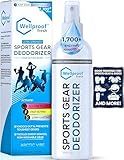 Wellproof 2-in-1 Sports Cleaner & Odor Eliminator – 3X Powerful NanoEnzyme Deodorizer for Hockey, Football, MMA, Athletic Gear, Sports Pads, Boxing Gloves, Footwear, Hat, Gym Bag, Removes Stink & Dirt