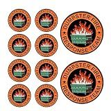 1Pcs/5Pcs/10Pcs Dumpster Fire Enamel Pins Response Team Alloy Badges for Jackets Hilarious Gifts for Coworkers Team Members (10Pcs)