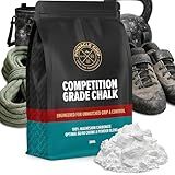 Pinnacle Grip Climbing Chalk - Competition-Grade Gym Chalk for Rock Climbing, Bouldering, Gymnastics, Weightlifting - Magnesium Carbonate Lifting Chalk, 60/40 Chunk & Powder Blend, No Additives - 200g