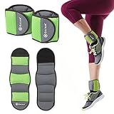 Gaiam Wrist and Ankle Weights, Wearable Bracelet to Strengthen, Tone & Sculpt, Adjustable Ankle Weights for Women & Men for Yoga, Dance, Pilates, Barre, Cardio, Home & Gym Use