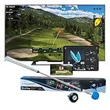 PHIGOLF Golf Simulator with Swing Stick for Indoor & Outdoor Use, Golf Swing Trainer with Upgraded Motion Sensor & 3D Swing Analysis, Compatible with E6 Connect APP, Works on Smart Devices