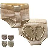 DANCEYOU Foot Undies Thongs 1/2 Pairs Lyrical Dance Paws Pads Ballet Belly Contemporary Dance Shoes for Kids Women and Men 1 Pairs, S
