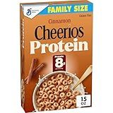 Cheerios Protein Cereal, Cinnamon, 8g Protein, Family Size, 15 oz