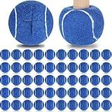 Macarrie 100 Pcs Precut Tennis Balls Bulk for Legs Chair Desk, Blue