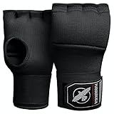 Hayabusa Quick Gel Boxing Hand Wrap Gloves - Black, Large