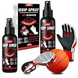 Grip Spray, 7oz Traction Spray for Athlete, Enhanced Court Performance ＆ Anti-Slip Traction for Basketball Shoe Bottom, Football Gloves, Golf, Tennis, Pickleball, Non Toxic, Fast Drying