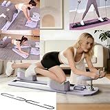 Spine Twist and Stretch Trainer, Crawling Training Machine Lower-Back Pain Relief & core Training Machine Waist and ab Twist Trainer，Multifunctional Abdominal Plate Portable Pilates Reformer