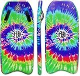 Inflatable Bodyboard Portable Surfboard with Hammer Seam Technology Storage 48 Inch Super Folding Body Board with Max Inflation Pressure 15PSI