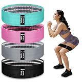 4 Levels Resistance Bands for Working Out, Exercise Bands for Women & Men