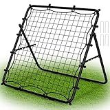LIANTRAL Baseball Rebounder Net, Adjustable Bounce Back Trainer for Soccer, Volleyball, Softball & Lacrosse, Portable Folding Rebounder for Passing & Shooting Practice, Soccer Rebound Net for Kids