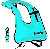 Snorkel Vest Inflatable Snorkeling Jacket Adult Free Diving Swimming Safety