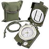 Compasses,Hiking Compass for Survival with ,Compass Survival,Waterproof Durable and Pocket-SizedTactical Survival Compass with Lanyard,Climbing Biking Exploring Geology, Outdoor Activities