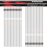 sanlida Dragon 10 100% Pure Carbon Hunting Arrows for Compound Bow, Olympic-Grade 10-Spine Precision, ±0.001" Straightness, 32" Carbon Arrows, 24 Pack (300 Spine)
