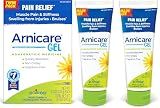 Boiron Arnicare Gel 4.2 oz (Twin Pack) for Joint Pain Relief, Muscle Pain, Muscle Soreness, and Swelling from Bruises or Injury - Non-Greasy and Fragrance-Free Arnica