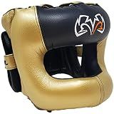 RIVAL Boxing RHGFS3 Face-Saver Sparring Headgear - Wide Eye Opening, Premium Leather, and Thermoplastic Inner Frame