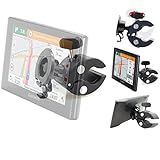 Heavy Duty Bike Motorcycle Clamp Mount Holder for Garmin DriveSmart 5 5LMT EX 50 51 51EX 55 55 55 60 60LMT 61 61 61 65 65LMT 7 7LMT 7LMT-S 70 70LMT 71 71EX GPS