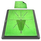 COSPORTIC Golf Hitting Mat, Golf Training Mat for Swing Path Feedback Detection Batting,Extra Replaceable Golf Practice Mat 16"x12", Golf Gifts for Men Women for Home Indoor Outdoor