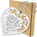 Great Team Ornament, Heart Shaped Stainless Steel Appreciation Gift for Team Employees Coworkers Colleagues, Farewell Thank You Keepsake for Work Group Office Staff Leader Boss YXX18