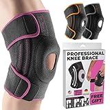 DR. BRACE ELITE Knee Brace with Side Stabilizers & Patella Gel Pads for Maximum Knee Pain Support and fast recovery for men and women-Please Check How To Size Video (Orion's, Medium)