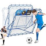4x4FT Soccer Baseball Rebounder Net, Volleyball Softball Rebound PitchBack Net Quick-Switch Angle Soccer Training for Control, Passing Practice, Lacrosse Bounce Back Rebounder Gifts Trainer Equipment