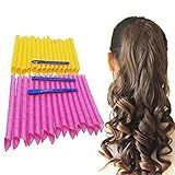 Orgrimmar 30PCS Magic Hair Curlers Curls Styling Kit, DIY No Heat for Extra Long (55 cm/ 21.65 inch)