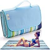 FashionLive Beach Blanket Extra Large Picnic Blankets Sandproof Waterproof Outdoor Indoor Blanket Lightweight Handy Mat Portable Beach Mat for Camping Hiking Travel Park Grass