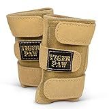 Tiger Paw Authentic Gymnastics Wrist Supports (Sold in Pairs)- Original Competition-Grade Gymnastics Wrist Guards, Wrist Support Braces, Adjustable, Made in USA Hand Wraps (Sand)
