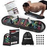 HOTWAVE Push Up Board, Portable PushUp Board, Foldable 20 in 1 Push Up Bar