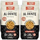 Al Dente Protein Pasta Cavatappi & Rigatoni – 30g High Protein in 3.5oz Serving, Lower Carb, High Fiber. Cage-Free Eggs & Semolina. (Previously Carba-Nada, Packaging May Vary) - 10oz Bags (Pack of 4)