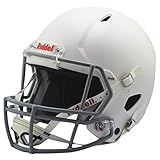 Riddell Victor Youth Football Helmet , White/Gray, Medium