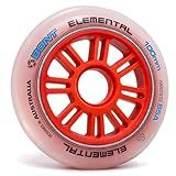 Bont Elemental Inline Speed Skate Wheel 85A Indoor Outdoor Training Wheel,100mm Set of 6 (100mm (Set of 6))