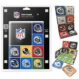 CreateOn NFL Fan-Tiles Magnetic Match-Up Set – All 32 Teams, 32-Piece Building Tiles for Kids & Adults, Officially Licensed NFL Collectible – Build, Play & Display Football Fandom