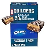 CLIF BUILDERS Protein Bars, OREO-Flavored, 20g Protein, 12ct