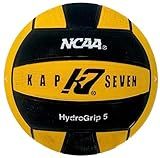 KAP K7 SEVEN KAP7 Size 5 HydroGrip Water Polo Ball (NCAA and NFHS Official), Yellow/Black