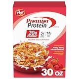 Premier Protein Mixed Berry Almond Breakfast Protein Cereal, 30 oz Bag