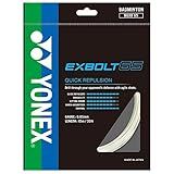 YONEX BG Exbolt 65 Badminton String (White)