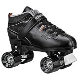 Roller Derby STR Seven Men's Roller Skates, Black/Grey, 8