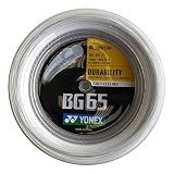 Yonex BG-65 White Badminton String in Reel