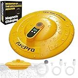 Floating Aerator for Bubbler Bait Bucket, IPX7 Waterproof Rechargeable Minnow Live Bait Bucket Aerator with Magnetic Charging, Portable Aerator for Fish Hold